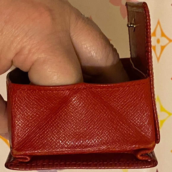 Louis Vuitton Porte Monnaie Boite Castilian Red Epi Leather Accordion Coin Purse - Picture 5 of 15
